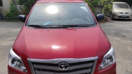 Red Toyota Innova 2014 for sale in Manila