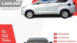 Pearl White Toyota Innova 2020 for sale in Quezon