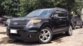 Selling Black Ford Explorer 2014 in Makati