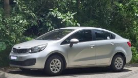 Silver Kia Rio 2012 for sale in Quezon City