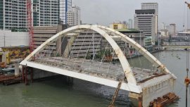 Binondo-Intramuros Bridge now 81% complete, to open Q1 2022
