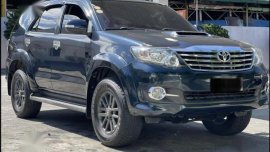 Blue Toyota Fortuner 2015 for sale in Automatic
