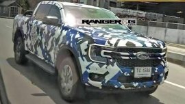 Spy shots of 2022 Ford Ranger show its revamped front end design 