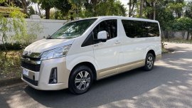 White Toyota Hiace Super Grandia 2019 for sale in Quezon
