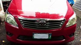 Second hand Red 2012 Toyota Innova  for sale