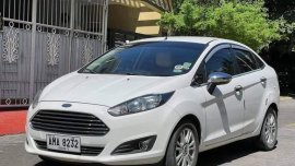 Pearl White Ford Fiesta 2014 for sale in Parañaque