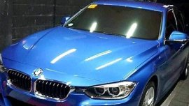 Blue BMW 320D 2014 for sale in Makati