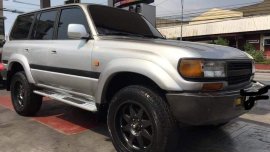 Selling Brightsilver Toyota Land Cruiser 1993 in Quezon