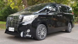 Black Toyota Alphard 2017 for sale in Las Pinas