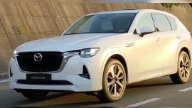 Mazda CX-60 spied undisguised during video shoot 