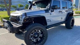 Silver Jeep Wrangler 2016 for sale in Pasig 