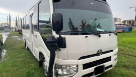 White Toyota Coaster 2019 for sale in Pasay