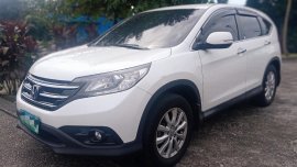 Pearl White Honda CR-V 2013 for sale in Caloocan