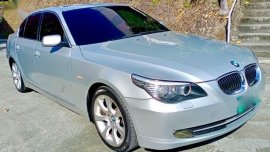 Silver BMW 523I 2008 for sale in Automatic