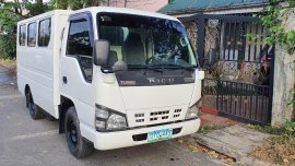 Sell Pearl White 2013 Isuzu Nhr in Quezon City