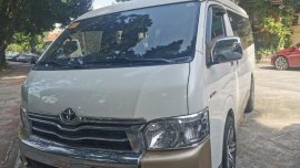 Sell Pearl White 2019 Toyota Hiace in Quezon City