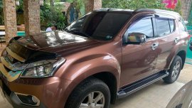 Selling Brown Isuzu MU-X 2015 in Lucena