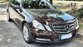 Brown Mercedes-Benz E-Class 2013 for sale in Muntinlupa