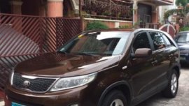 Brown Kia Sorento 2014 for sale in Automatic