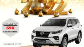 NEW YEAR, NEW CAR PROMO! BRAND NEW 2022 TOYOTA FORTUNER 4X2 G DSL AT FOR ONLY 69K DP! SALE!