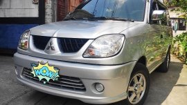 Silver Mitsubishi Adventure 2007 for sale in Marikina 