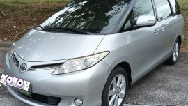 Silver Toyota Previa 2009 for sale in Las Piñas