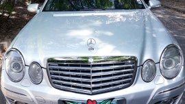 Silver Mercedes-Benz E-Class 2008 for sale in Parañaque