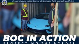 Bureau of Customs seizes Lamborghini Huracan worth P14 million 