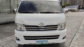 Pearl White Toyota Hiace Super Grandia 2011 for sale in Pasig