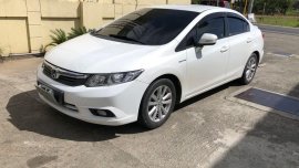 Selling White Honda Civic 2012 in Llanera