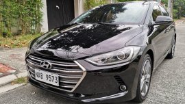 Black Hyundai Elantra 2017 for sale in Automatic