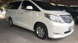 Pearl White Toyota Alphard 2011 for sale in Pasig