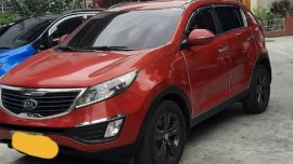 Red Kia Sportage 2008 for sale in Makati