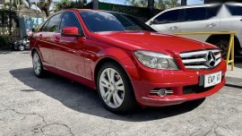 Red Mercedes-Benz C200 2009 for sale in Pasig