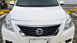 White Nissan Almera 2013 for sale in Quezon 