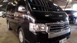 Black Toyota Hiace Super Grandia 2018 for sale in Automatic