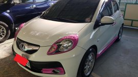 White 2015 Honda Brio  1.3 S AT  for sale