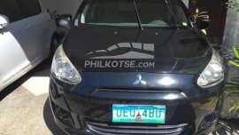 Mitsubishi Mirage 2013 GLX 1.2 CVT Hatchback Black for sale