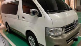 White Toyota Hiace Super Grandia 2014 for sale in Taguig