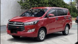 Red Toyota Innova 2017 for sale in Angeles 