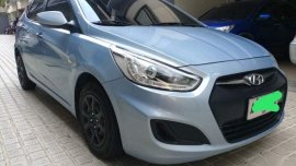 Blue Hyundai Accent 2014 for sale in Quezon 
