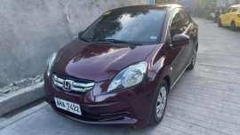Red Honda Brio Amaze 2015 for sale in Taguig