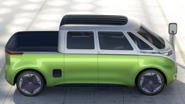 Volkswagen reveals ID. Buzz pickup truck concept