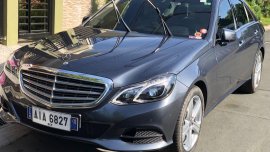 Selling Blue Mercedes-Benz E-Class 2014 in Quezon 