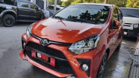 Selling Orange Toyota Wigo 2021 in Quezon 
