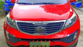 Red Kia Sportage 2008 for sale in Las Piñas