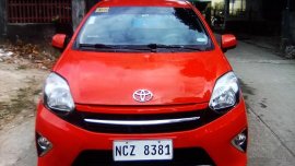 Red Toyota Wigo 2016 for sale in Bulacan