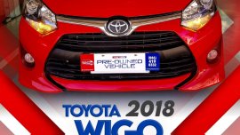 FOR SALE!!! Red 2018 Toyota Wigo  1.0 G AT affordable price