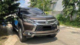 Brown Mitsubishi Montero sport 2017 for sale in Quezon City