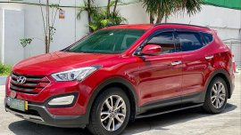 Red Hyundai Santa Fe 2013 for sale in Automatic